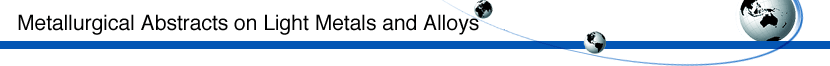 Metallurgical Asstracts on Light Metal and Alloys